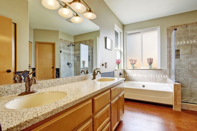 Elegant Bathroom with Granite Vanity